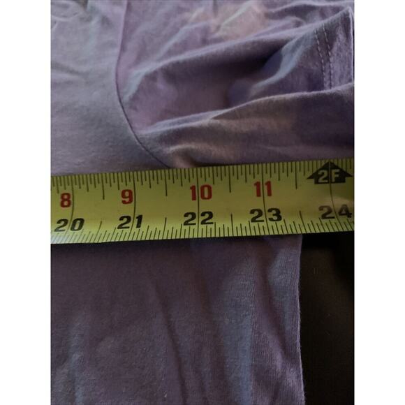 LA Lakers Womens Size XL And XXL Purple '17X CHAMPIONS' Bleached Cropped Tee NWT - Picture 4 of 11